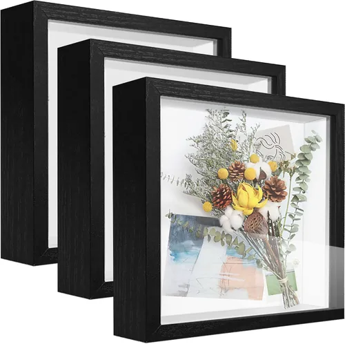 Vista 21 de Caja expositora pequeña de 4 x 6 pulgadas, vitrina para recuerdos, medallas, recuerdos de boda, manualidades, entradas y fotos
