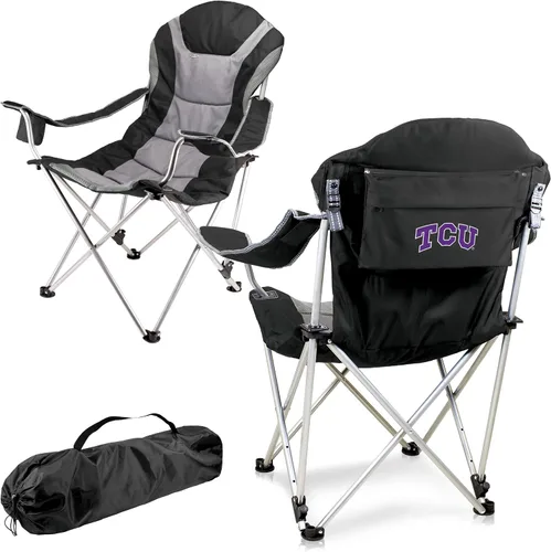 Vista 46 de Picnic TIME NCAA Arkansas Razorbacks Reclining Camp Chair - Beach Chair for Adults - Sports Chair with Carry Bag