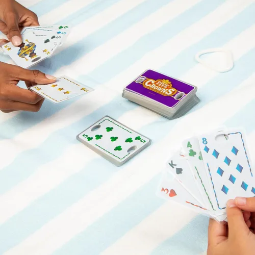 Vista 6 de Five Crowns - Juego de cartas impermeable estilo Rummy para niños, noche