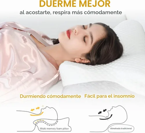 Vista 6 de Almohada cervical para el cuello para aliviar el dolor