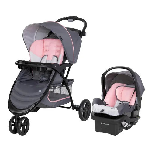 Vista 22 de Sistema de viaje Baby Trend EZ Ride SE con asiento de seguridad para bebé, Bluebell