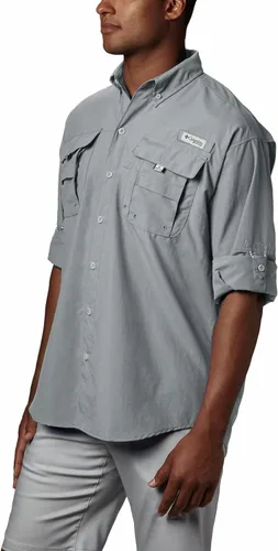Vista 3 de Columbia PFG Bahama II - Camisa de pesca de manga larga para hombre, SPF 30