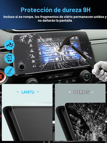 Vista 3 de Protector de pantalla de coche para Honda CRV, accesorios de 7 pulgadas, navegación GPS, vidrio templado, protector de pantalla táctil para Honda 1