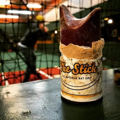 Vista 3 de Palo de béisbol de alquitrán de pino Pelican Bat Wax Grip Enhancer para béisbol Softbol (marrón)