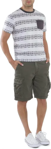 Vista 2 de Unionbay Survivor pantalones cortos de cargo con cinturón para hombre