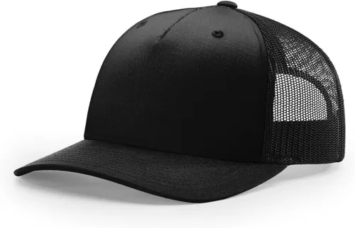 Vista 42 de Richardson 112 - Gorra de camionero de 5 paneles de alta calidad, ajustable, gorra Richardson en blanco estructurada Bark Duck Camo / Marrón