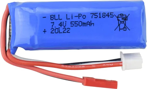 Vista 3 de sea jump Batería de litio de 7.4V 550mAh para wltoys K969 K979 K989 K999 P929 P939 284131 Accesorios de coche RC de alta velocidad Batería de litio