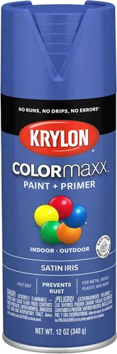 Vista 61 de Krylon K05554007 COLORmaxx Pintura en aerosol y base para uso en interiores y exteriores, color almendra satinada, 12 onzas (paquete de 1)