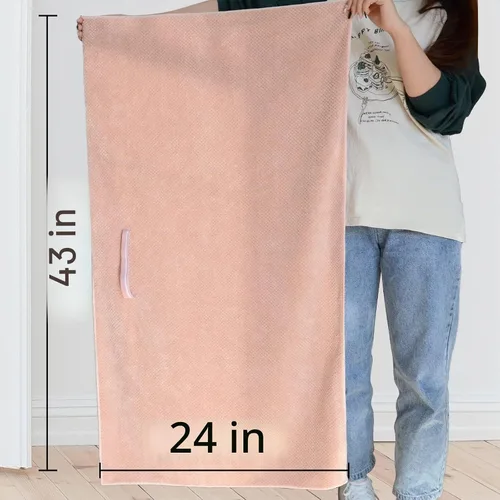 Vista 3 de Chloven Jumbo - Toalla de microfibra grande para cabello grueso para mujer