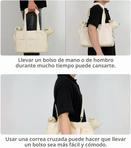 Vista 4 de Correa de hombro para transportar mascotas, accesorio ligero y cómodo para transportar mascotas para un fácil viaje, reduce la carga de llevar a tu