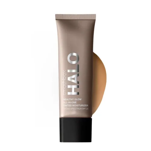 Vista 24 de Smashbox Halo Healthy Glow Tinted Moisturizer with SPF 25 24-Hour Hydrating Skin Tint with Buildable Coverage and Dewy Finish Hyaluronic Acid &