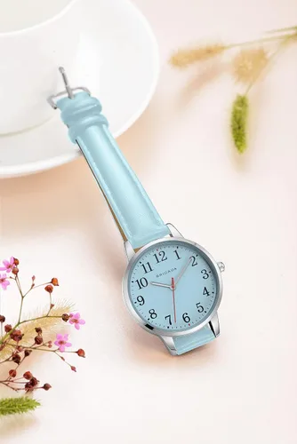Vista 3 de BRIGADA - Reloj de mujer elegante reloj para mujer correa de cuero reloj de chicas para mujer impermeable