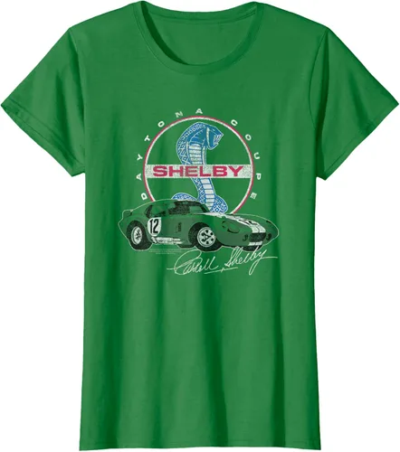 Vista 15 de Carroll Shelby Daytona Coupe Circle Logo Camiseta, Gris