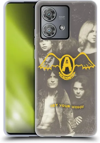 Vista 71 de Head Case Designs Officially Licensed Aerosmith Back in The Saddle Again Classics Gel Case [Military Grade Protection] Compatible with Moto E7