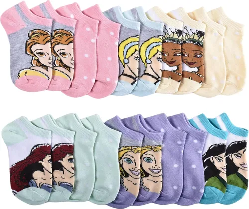 Vista 2 de Disney Princess Calcetines no se muestran para niñas