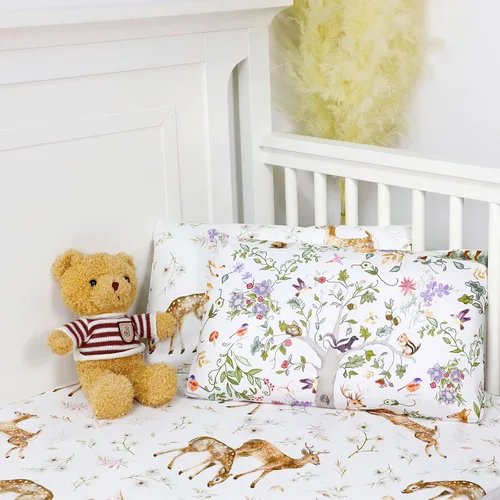 Vista 7 de Paquete de 2 fundas de almohada para niños pequeños, 13 x 18 pulgadas, funda de almohada de viaje para niños con cierre de sobre, fundas de almohada