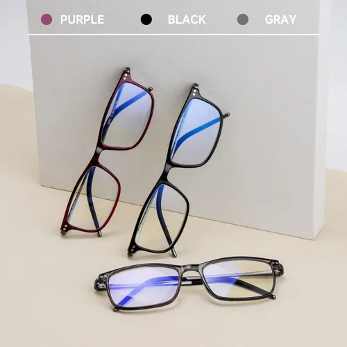 Vista 8 de SKYOAK Superb Extremely Light Progressive Multifocus Aluminum Arm TR90 Frame Blue Light Multifocal Readers La parte superior de los lectores