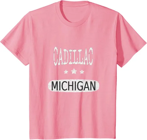 Vista 64 de Vintage Cadillac Michigan Camiseta