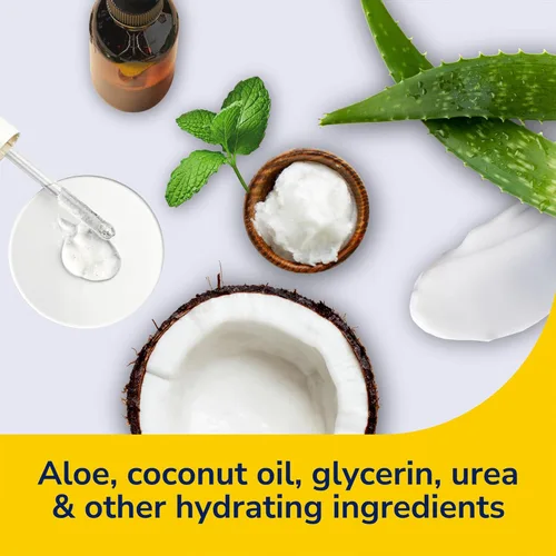 Vista 4 de Dr. Scholl's Renovación de Pies Ásperos y Secos Ultra - Tratamiento Nocturno con Crema para Pies Nocturna de 3 oz con Aloe, Aceite de Coco y Urea