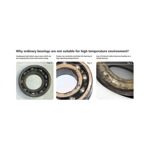 Vista 7 de Power Transmission Products 2Pcs 6813 High Temperature Bearing 65x85x10mm 500 Degrees Celsius Thin Section Bearings Full Ball Bearing Ball Bearings