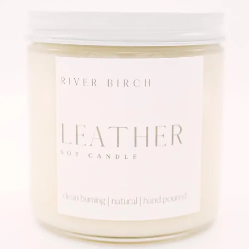 Vista 70 de River Birch Candles - Vela perfumada de almendra y miel Velas en tarro de ámbar de soja de primera calidad, totalmente naturales, no tóxicas, 8.5