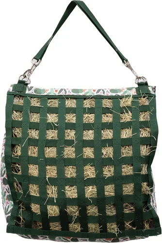 Vista 2 de Professional's Choice Bolsa de heno de alimentación lenta Armadillos Top Loading Design, Detachable Hangers, Durable Webbing