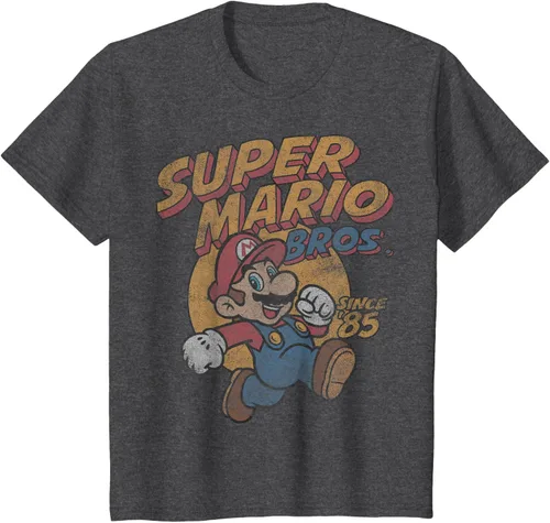 Vista 28 de Super Mario Bros. Desde '85 Camiseta Vintage con Póster' Negro