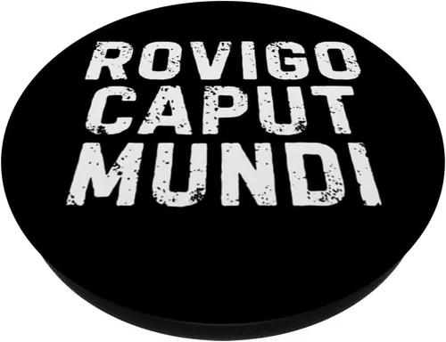 Vista 2 de Rovigo Caput Mundi Città Simpatica Uomo Donna Bambino PopSockets Adhesive PopGrip