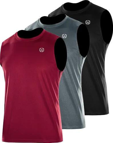 Vista 16 de NELEUS Camiseta sin mangas Dry Fit para hombre