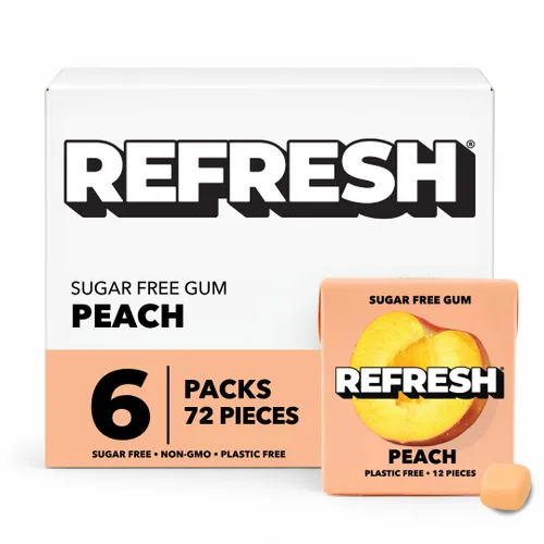 Vista 13 de Refresh Gum más vendidos, goma de mascar de xilitol natural sin azúcar