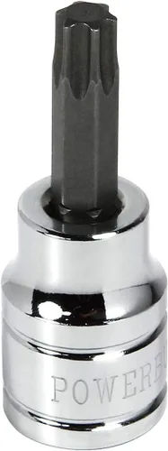 Vista 7 de Powerbuilt T-70 Star Bit Socket, unidad de 1/2 pulgada, Torx, marca de tamaño de alta visibilidad - 940363
