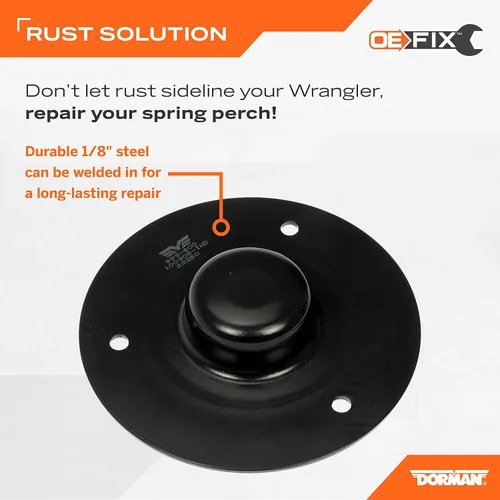 Vista 2 de Dorman 999-800 Reparación de soporte de resorte helicoidal compatible con modelos Jeep seleccionados (OE FIX)