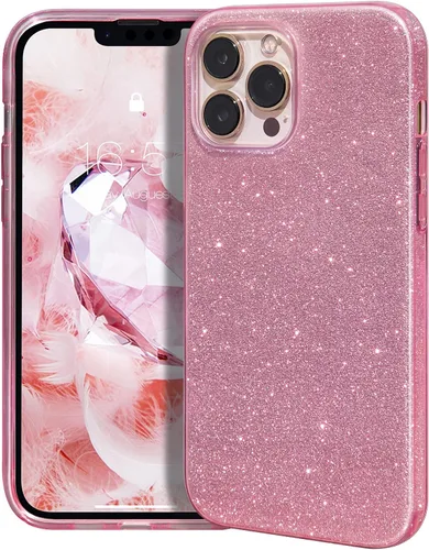 Vista 69 de MATEPROX - Funda compatible con iPhone Air de 6.5' [2025], carcasa protectora de 3 capas con purpurina brillante y tendencia, anti-arañazos y a