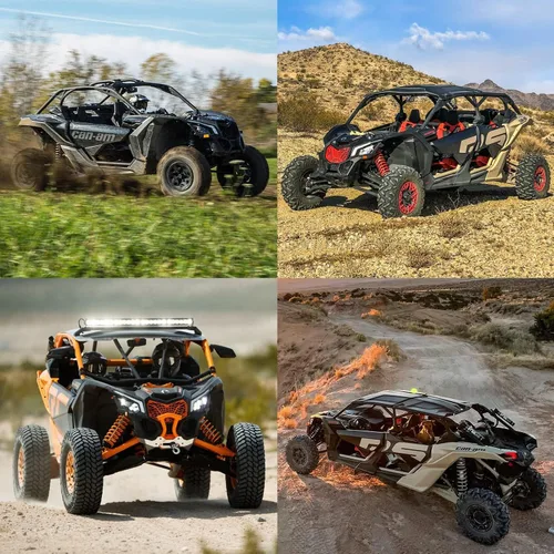 Vista 3 de Pastillas de freno para Can-Am Maverick X3 & X3 Max 4x4 XRS DPS Maverick Sport Trail 800 1000 2017-2025, 4 juegos pastillas de freno delanteras