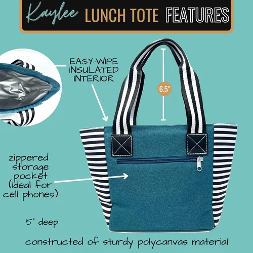 Vista 3 de Bolsa de almuerzo para profesores para el trabajo, regalos para profesores para mujeres, bolsa para profesores, mejor regalo para el día