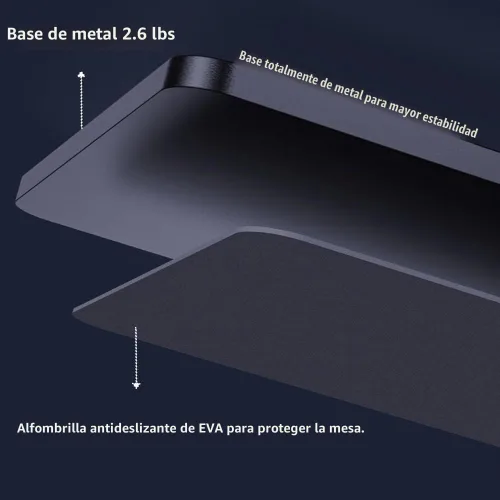 Vista 3 de HVAYING Soporte de montaje para teléfono y cámara para YouTube Live Video Cocina, maquillaje y manualidades, compatible con iPhone Logitech Webcam