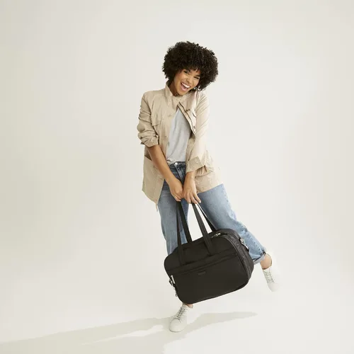 Vista 9 de Vera Bradley Bolso de lona plano Lay para mujer