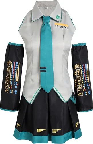 Vista 8 de Disfraz de anime para cosplay, uniforme escolar, conjunto completo de Halloween para mujer