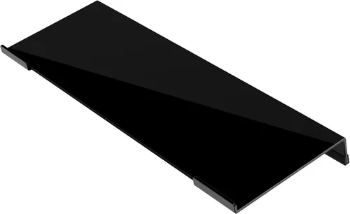 Vista 8 de Soporte de teclado de acrílico para escritorio de computadora, elevador de teclado con inclinación y elevación, soporte de teclado para escritorio