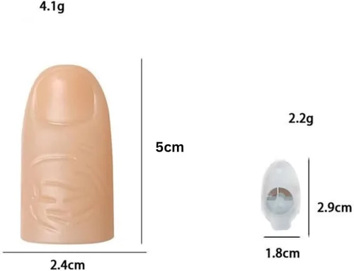 Vista 4 de MilesMagic Juego de 2 luces mágicas con punta de pulgar Luces de todas partes Luces intermitentes fáciles de hacer desde cualquier lugar de Azul