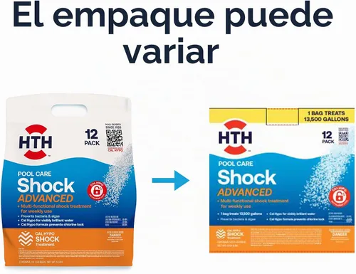 Vista 5 de HTH 52037R, Pool Care Shock Advanced, paquete de 12