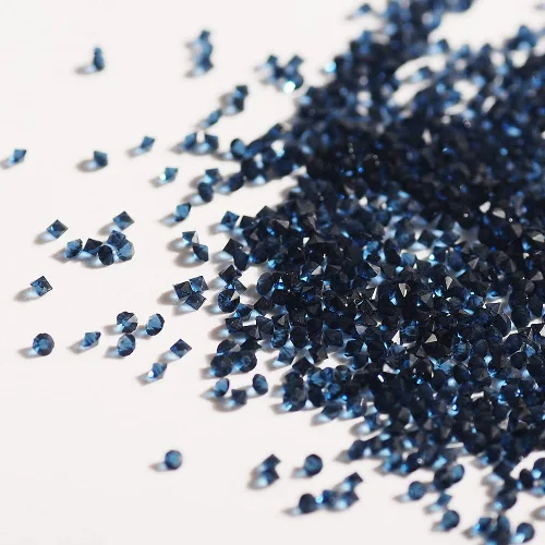 Vista 14 de 5000 cuentas de diamantes de imitación de cristal de diamante ultra mini de 0.044 pulgadas con parte trasera plana, cristales iridiscentes, brillo
