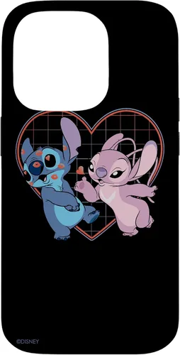 Vista 17 de Disney Lilo and Stitch Angel Heart Kisses - Carcasa para iPhone 17