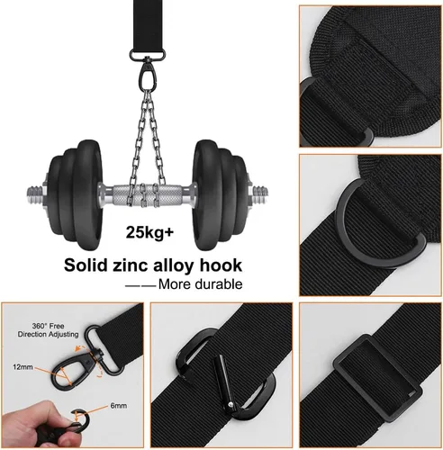 Vista 3 de Correa de transporte para silla plegable, correas ajustables para silla de playa, mochila, para playa, camping