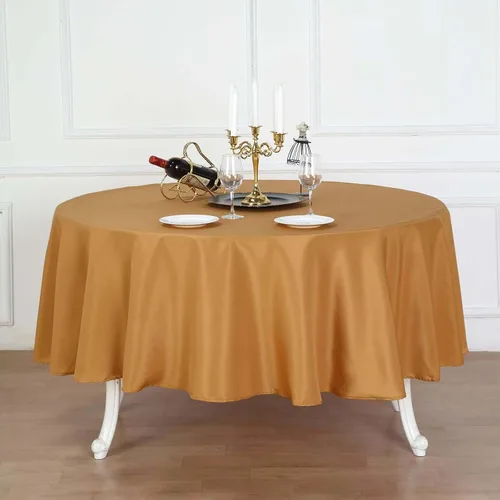 Vista 219 de Efavormart - Mantel cuadrado de lino de poliéster sin costuras, 54 x 54 pulgadas, color beige, para banquetes de boda, fiesta, restaurante
