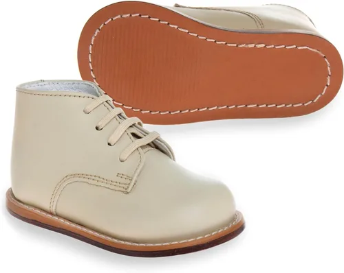 Vista 2 de Josmo Zapatos para caminar unisex para bebés First Walker, Zapatos de entrenamiento para los primeros pasos del bebé Beige