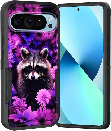 Vista 88 de Funda para Pixel 6A, Híbrida de Doble Capa de Servicio Pesado Resistente a Prueba de Golpes PC Duro + Funda Protectora de Silicona Suave para Google