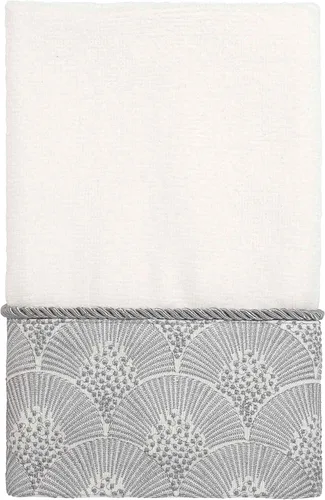 Vista 18 de Avanti Linens - Juego de toallas de 3 piezas, toallas de algodón suaves y absorbentes (colección Deco Shell, marfil)