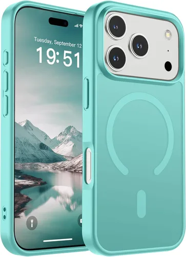 Vista 221 de SUPFINE Funda magnética para iPhone SE 2022 (3ª)/2020 (2ª), iPhone 8 (compatible con MagSafe) (protección contra caídas de grado militar), funda