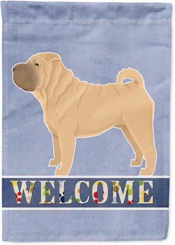 Vista 95 de Caroline's Treasures CK3704GF Bandera de jardín de bienvenida de Akita Shepherd Black and Tan - Bandera decorativa para patio exterior, patio